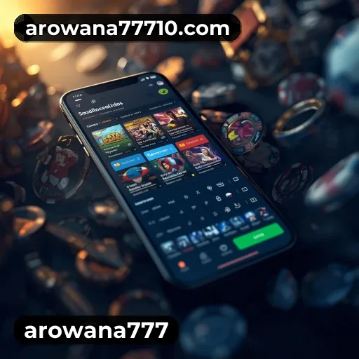 Comparação APP mobile vs versão web da arowana777